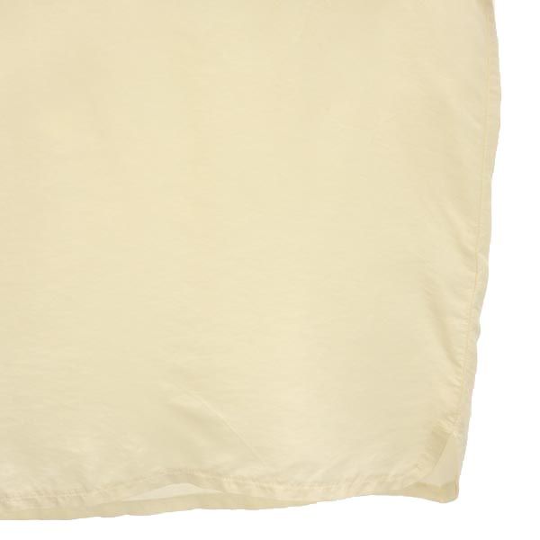 MAISON KITSUNE メゾンキツネ フランス製 シルク 半袖 Tシャツ S ベージュ系 胸ポケット レディース