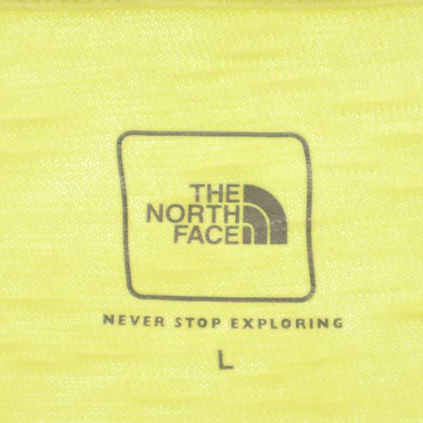 THE NORTH FACE ノースフェイス NTW31444 半袖 Vネック Tシャツ L イエロー系 レディース