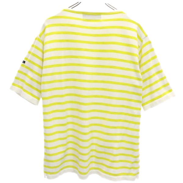 フィールズダルボー フランス製 ボーダー 半袖 Tシャツ M イエロー系 Fileuse d’Arvor メンズ