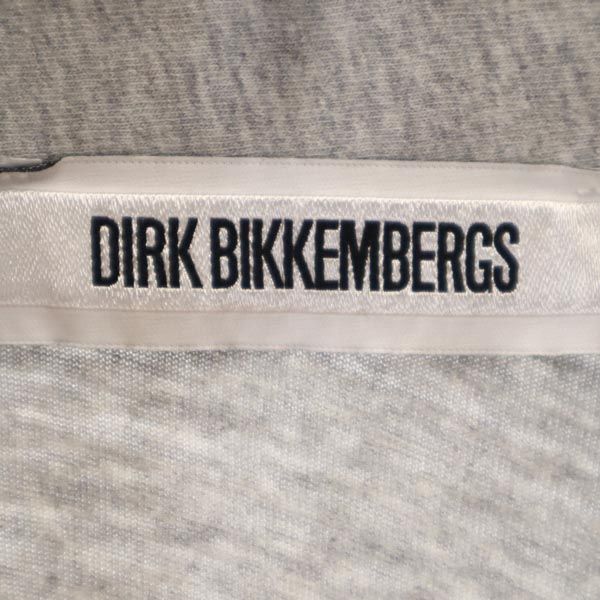DIRK BIKKEMBERGS ダークビッケンバーグ バックロゴプリント チェック柄 半袖 シャツ 36 ネイビー系 レディース