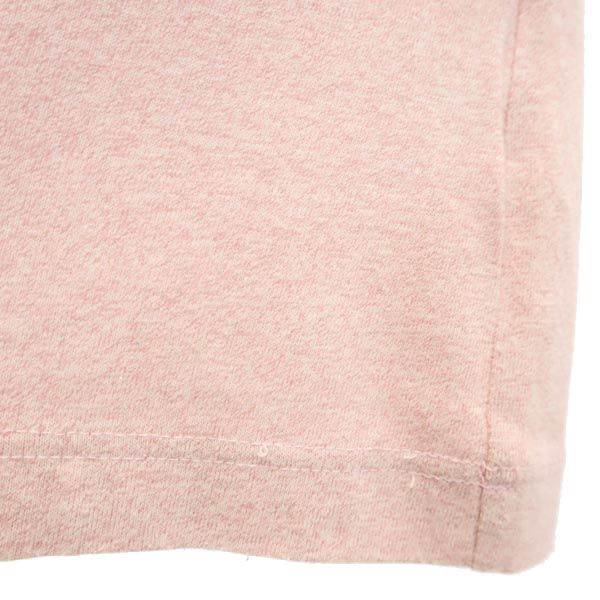 BURBERRY BLUE LABEL バーバリーブルーレーベル 日本製 三陽商会 肩プリント 半袖 Tシャツ M ピンク系 メンズ