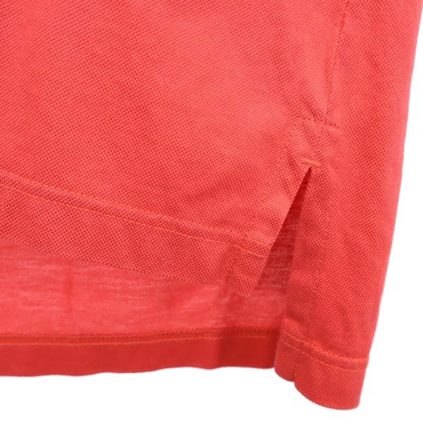 Aquascutum アクアスキュータム 日本製 半袖 ポロシャツ レッド系 レディース