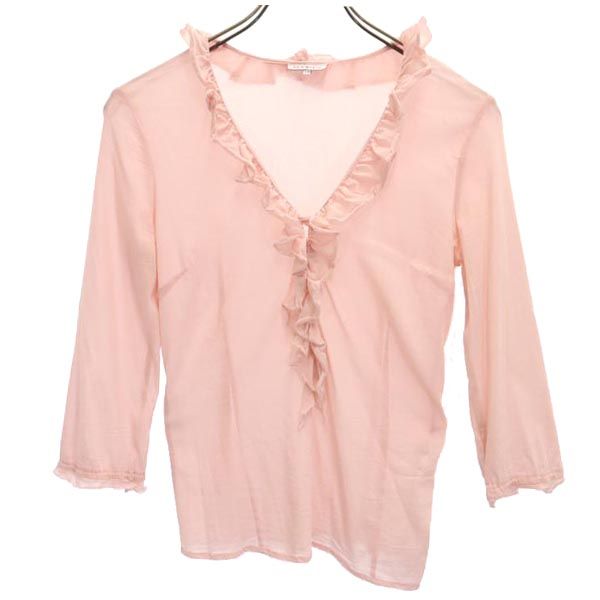 MAX&CO マックスアンドコー 7分袖 カットソー 40 ピンク系 レディース