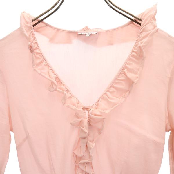 MAX&CO マックスアンドコー 7分袖 カットソー 40 ピンク系 レディース