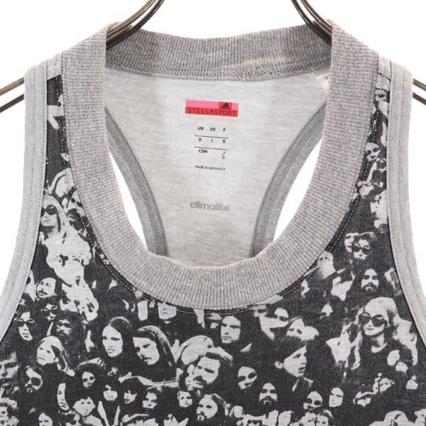 adidas STELLA SPORT アディダス ステラスポーツ トレーニング タンクトップ S グレー系 レディース