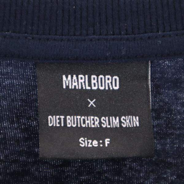 マルボロ ダイエットブッチャースリムスキン 半袖 Tシャツ F 紺系 MARLBORO DIET BUTCHER SLIM SKIN メンズ