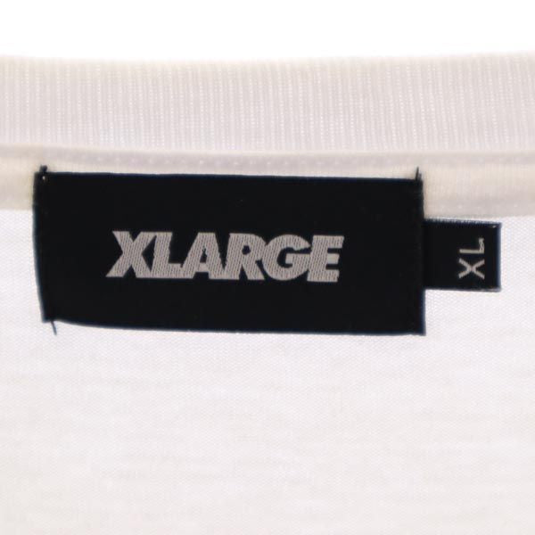XLARGE エクストララージ プリント 半袖 Tシャツ XL ホワイト系 メンズ