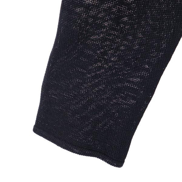 INTER PLANET インタープラネット 7分袖 カーディガン 2 黒 レディース