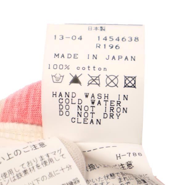 PEARLY GATES パーリーゲイツ 日本製 ボーダー ゴルフ 半袖 ポロシャツ 1 ピンク系 レディース