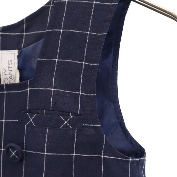 GIVENCHY ジバンシィ ノースリーブ ワンピース ネイビー系 バックジップ キッズ