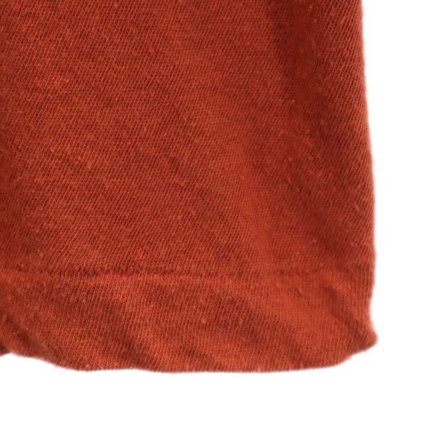 YAECA ヤエカ 日本製 長袖 Tシャツ M ブラウン系 胸ポケット ロンT メンズ