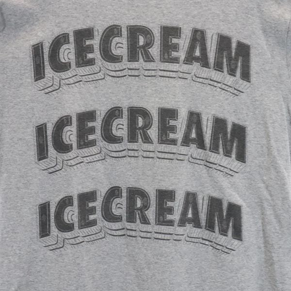 ICE CREAM BILLIONAIRE BOYS CLUB アイスクリーム ビリオネアボーイズクラブ 日本製 プリント 半袖 Tシャツ S グレー系 メンズ