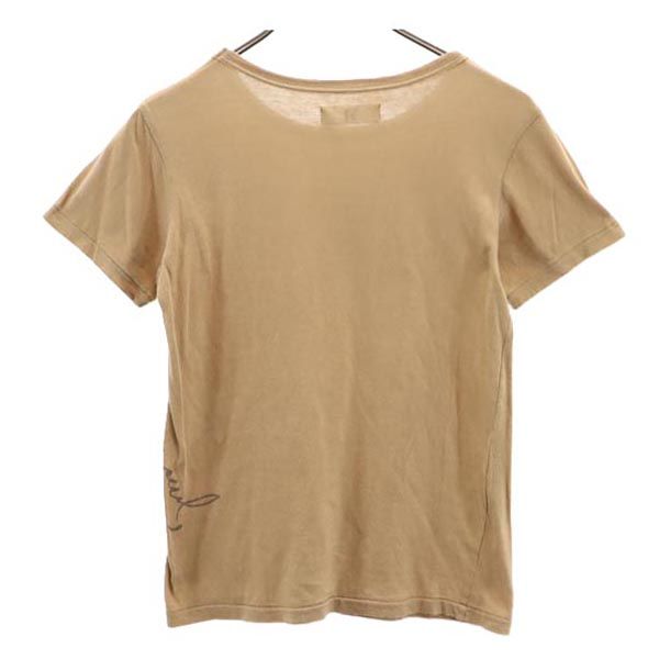 Y's ワイズ プリント 半袖 Tシャツ 2 ベージュ系 レディース