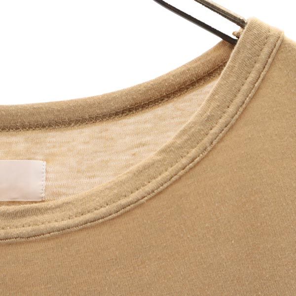 Y's ワイズ プリント 半袖 Tシャツ 2 ベージュ系 レディース