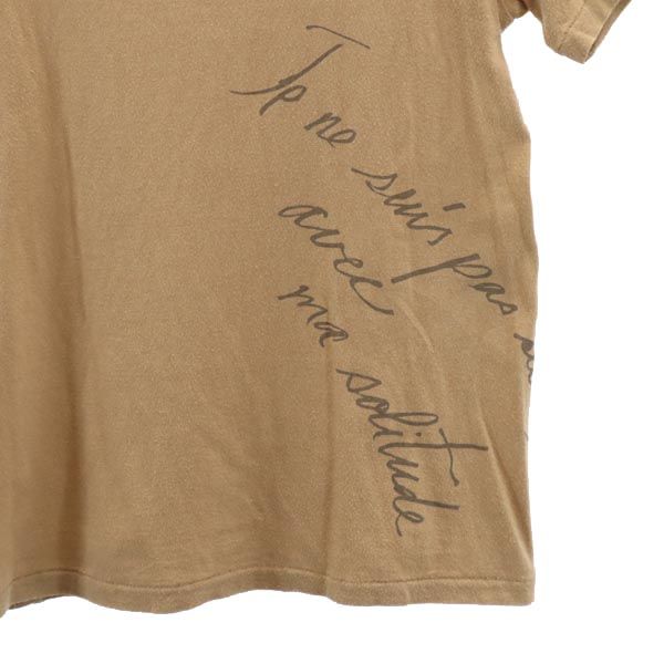 Y's ワイズ プリント 半袖 Tシャツ 2 ベージュ系 レディース