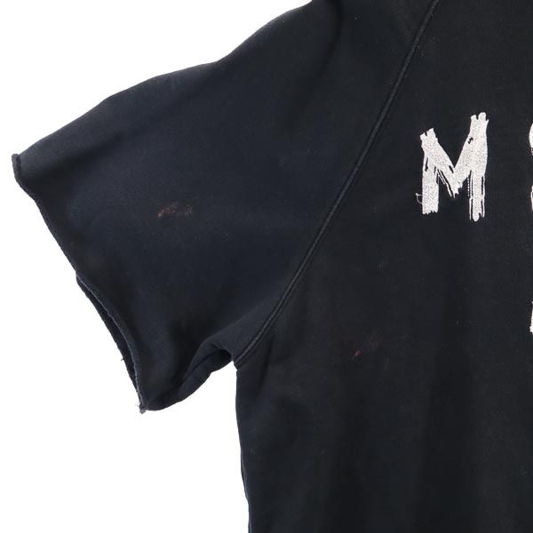 MSGM エムエスジーエム イタリア製 半袖 スウェット トレーナー XS ブラック系 メンズ