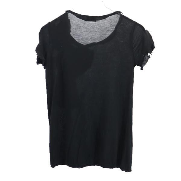 RED VALENTINO レッドヴァレンティノ 半袖 デザイン カットソー XS ブラック系 レディース