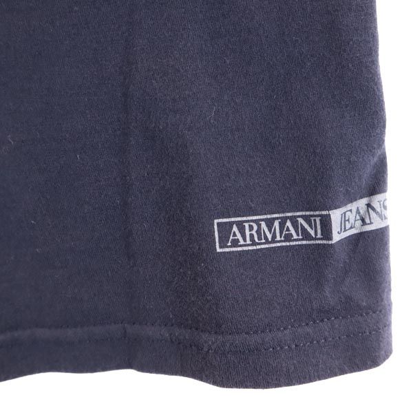 ARMANI JEANS アルマーニジーンズ 半袖 Tシャツ USA8 ネイビー系 レディース