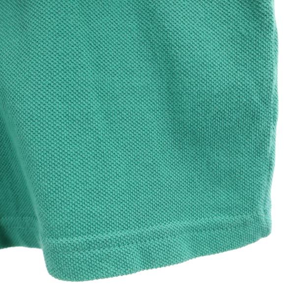 LACOSTE ラコステ 半袖 ポロシャツ 12 緑 鹿の子 メンズ