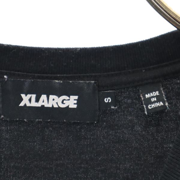XLARGE エクストララージ ロゴプリント 半袖 Tシャツ S ブラック メンズ