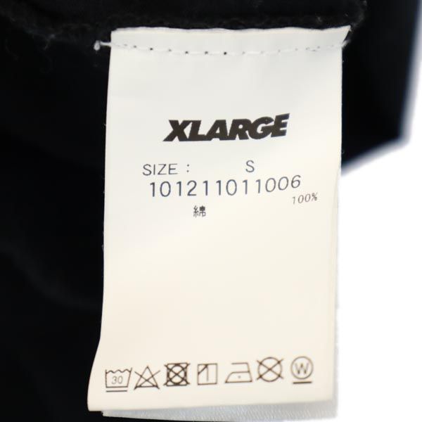 XLARGE エクストララージ ロゴプリント 半袖 Tシャツ S ブラック メンズ