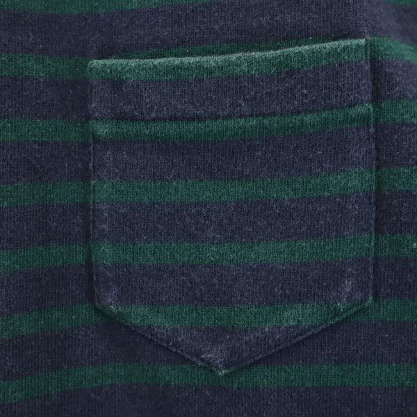 サカイ ボーダー デザイン 半袖 デザイン Tシャツ 2 グリーン Sacai 裏メッシュ カットソー レディース