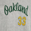 スターター 90s オールド USA製 半袖 Tシャツ M グレー系 STARTER Oakland33 メンズ