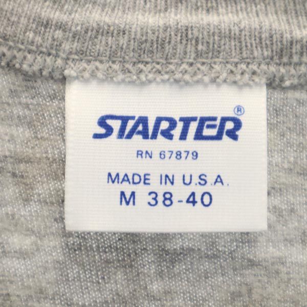 スターター 90s オールド USA製 半袖 Tシャツ M グレー系 STARTER Oakland33 メンズ