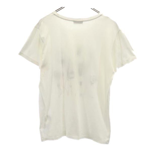 MAISON KITSUNE メゾンキツネ 日本製 プリント 半袖 Tシャツ S ホワイト系 メンズ