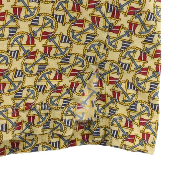 Salvatore Ferragamo サルヴァトーレフェラガモ イタリア製 半袖 ポロシャツ ベージュ系 メンズ