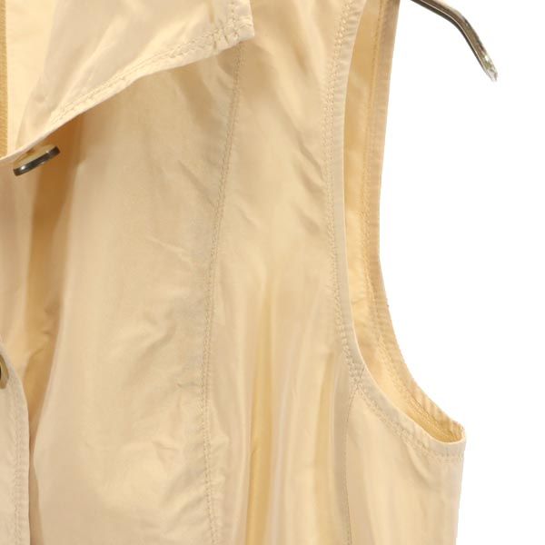 EVEX by KRIZIA エヴェックス バイ クリツィア 三陽商会 ノースリーブ シャツ 40 ベージュ ベルト付 レディース