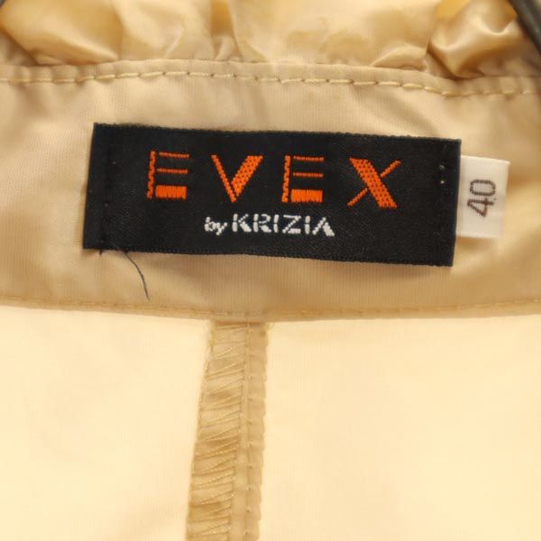 EVEX by KRIZIA エヴェックス バイ クリツィア 三陽商会 ノースリーブ シャツ 40 ベージュ ベルト付 レディース