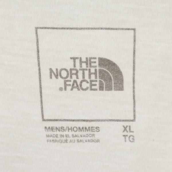THE NORTH FACE ノースフェイス プリント 半袖 Tシャツ XL ホワイト系 アウトドア メンズ