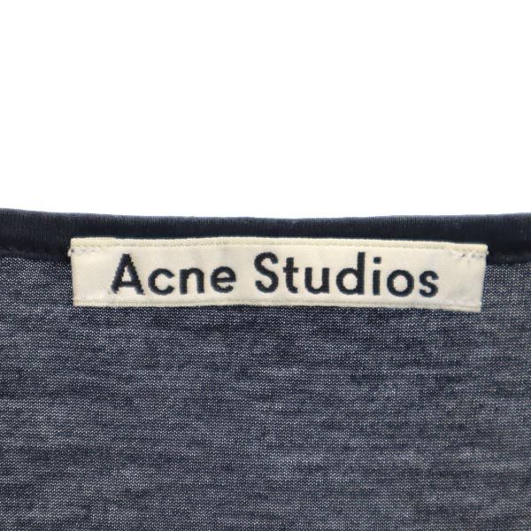 ACNE STUDIOS アクネストゥディオズ 半袖 ドロップショルダー カットソー XS 黒 ユナイテッドアローズ レディース