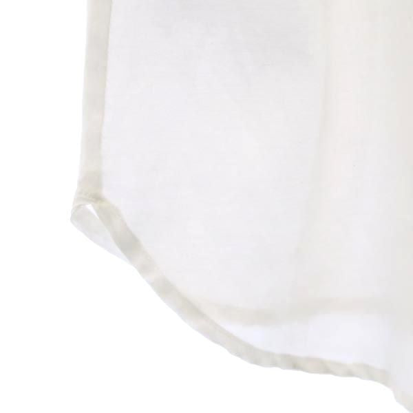 DIESEL ディーゼル バック リボン 長袖 シアー ブラウス XS 白 バックリボン シャツ レディース