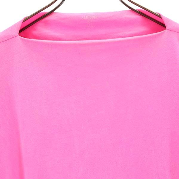 KATE SPADE SATURDAY ケイトスペードサタデー 半袖 カットソー S ピンク フレンチスリーブ レディース