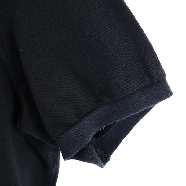 Psycho Bunny サイコバニー ゴルフ 半袖 ポロシャツ Ｍ 黒 鹿の子 メンズ