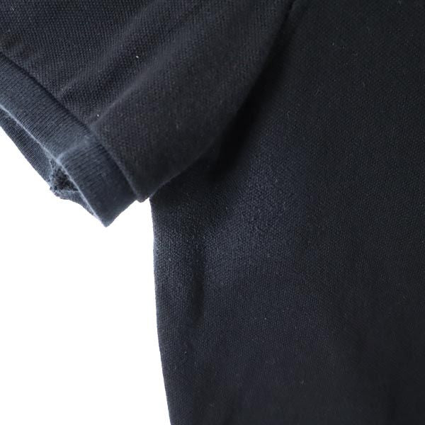 Psycho Bunny サイコバニー ゴルフ 半袖 ポロシャツ Ｍ 黒 鹿の子 メンズ