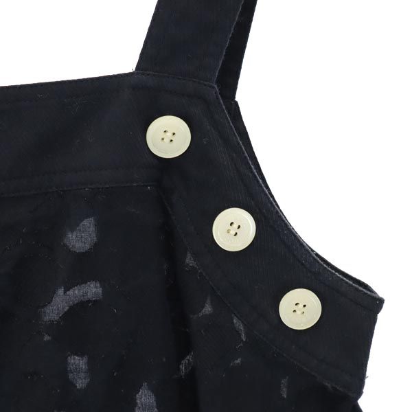 MARC BY MARC JACOBS マークバイマークジェイコブス 花柄 ノースリーブ カットソー 6 ブラック レディース