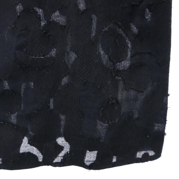 MARC BY MARC JACOBS マークバイマークジェイコブス 花柄 ノースリーブ カットソー 6 ブラック レディース