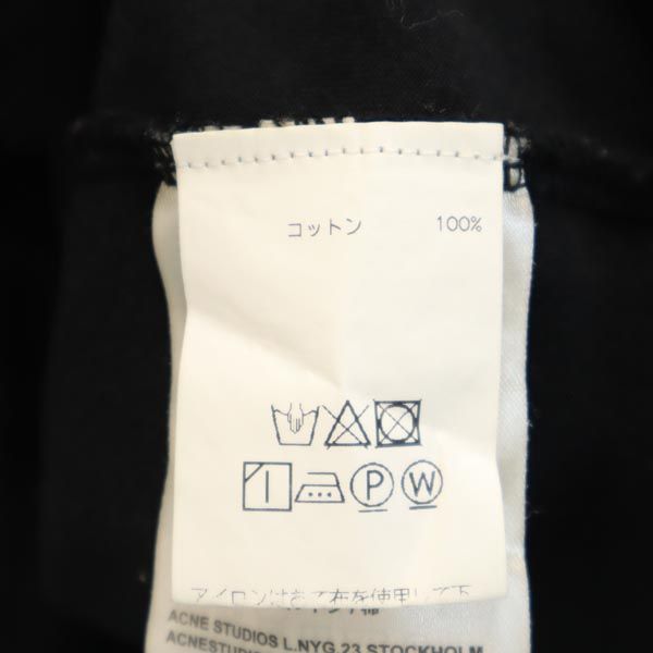 ACNE STUDIOS アクネストゥディオズ 半袖 シャツ XXS 黒 レディース