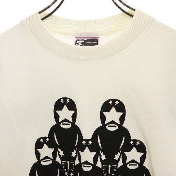 アベイシングエイプ 日本製 プリント 半袖 Tシャツ XS ホワイト系 A BATHING APE メンズ