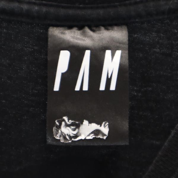 PAM パム バックプリント 半袖 Tシャツ M ブラック系 メンズ