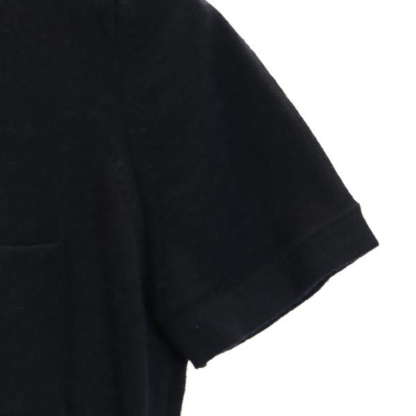 PAULE KA ポールカ ウール 半袖 ニット カットソー S ブラック系 レディース