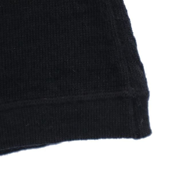 PAULE KA ポールカ ウール 半袖 ニット カットソー S ブラック系 レディース