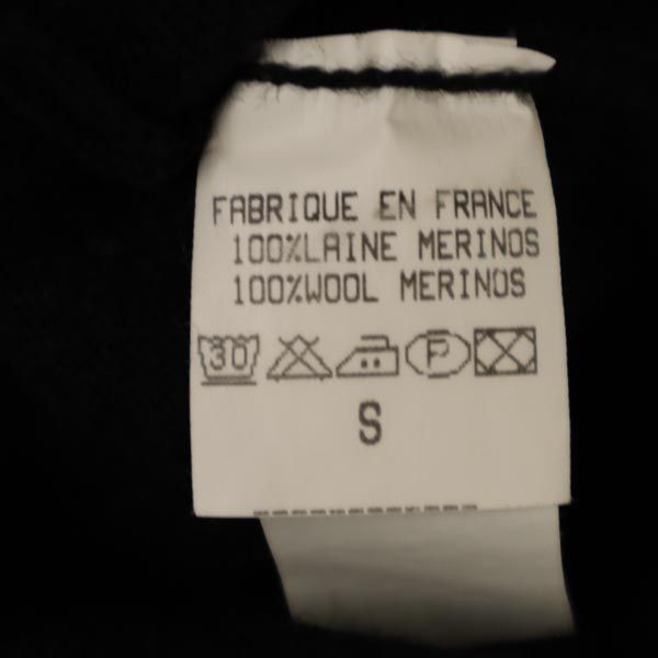 PAULE KA ポールカ ウール 半袖 ニット カットソー S ブラック系 レディース