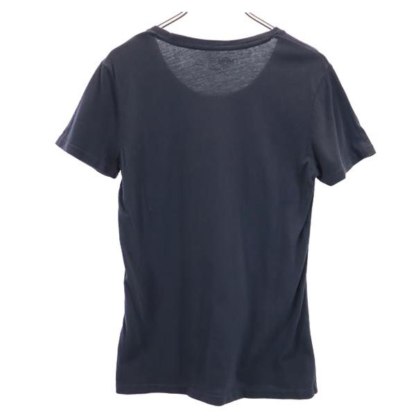 HARD ROCK CAFE ハードロックカフェ プリント 半袖 Tシャツ M ネイビー レディース