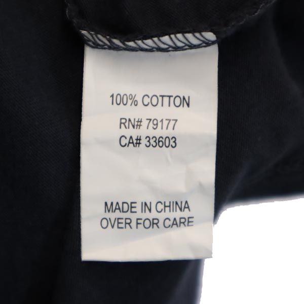 HARD ROCK CAFE ハードロックカフェ プリント 半袖 Tシャツ M ネイビー レディース