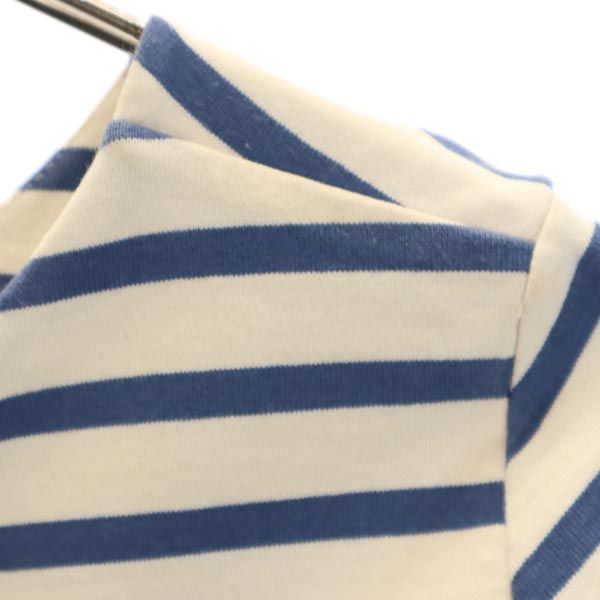 MARC BY MARC JACOBS マークバイマークジェイコブス ボーダー 半袖 ワンピース XS ホワイト系 レディース