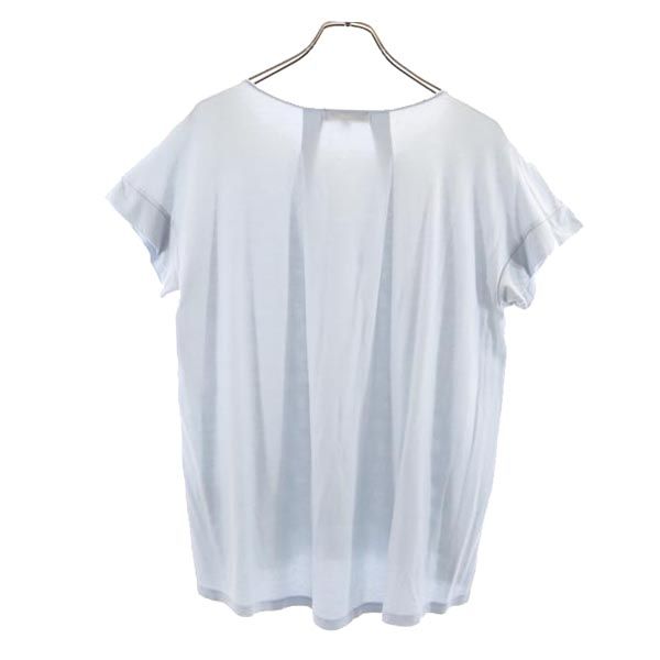 LAUTREAMONT ロートレアモン 日本製 半袖 カットソー 40 ブルー系 レディース